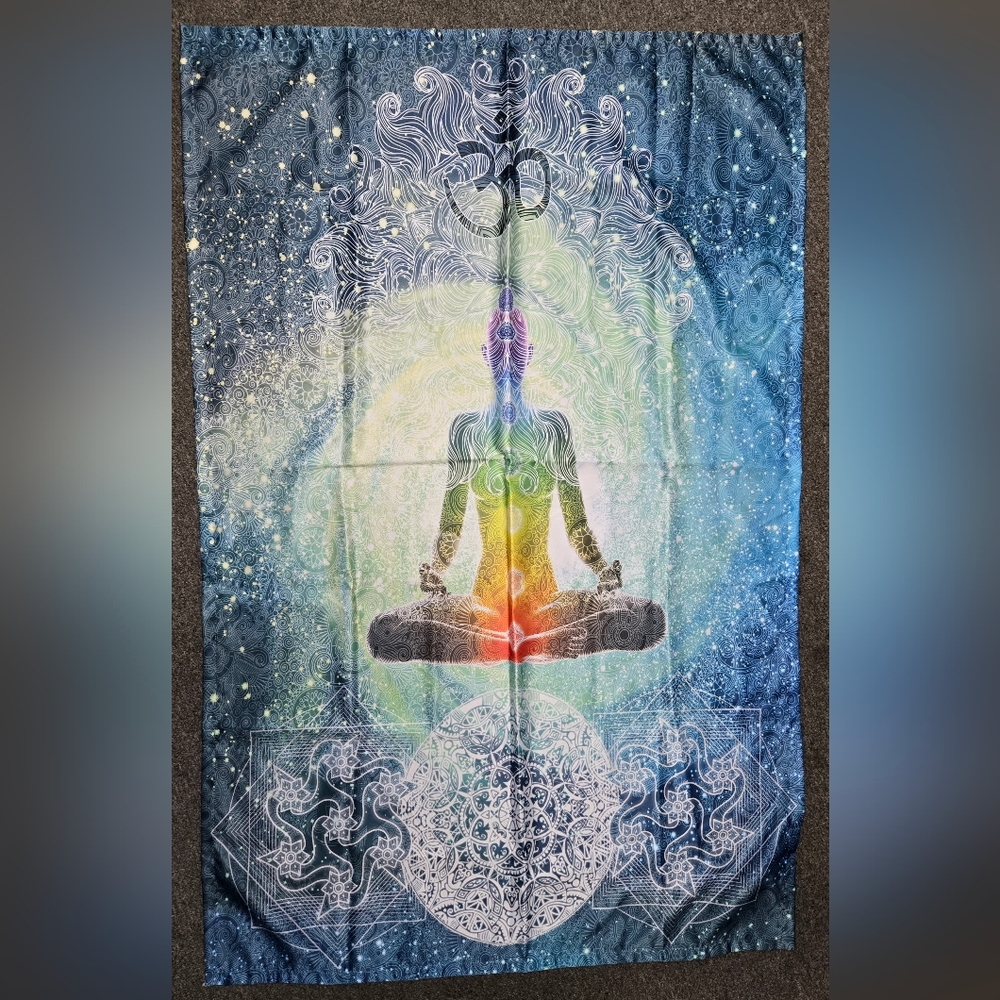 Colorful Meditation Tapestry